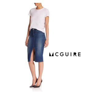 COPY - NEW McGuire Blue Marino Jean Denim Pencil Skirt